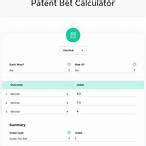 calculate patent bet